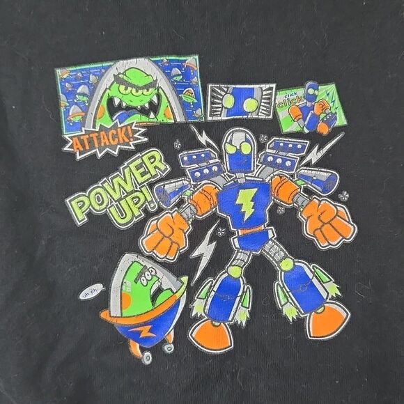 Toddler Boy 4T Robot Tank Top Sleeveless T-Shirt Casual Kids Graphic Print Tee - Picture 2 of 4